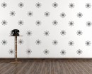 Damask Wall Pattern Art Stickers